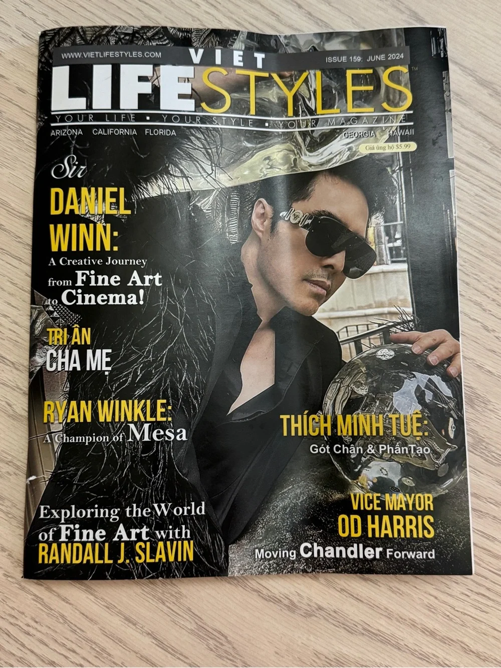 Viet LIFESTYLES Magazine Daniel Winn, Issue 159 (June 2024) Vietnamese & English